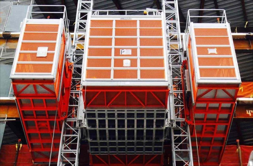 Alimak construction hoist