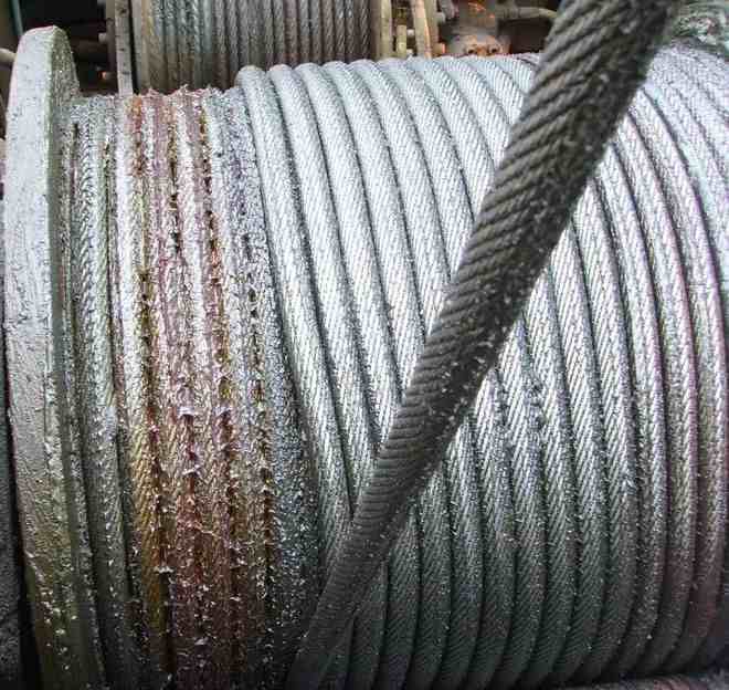 wire ropes Abrasion