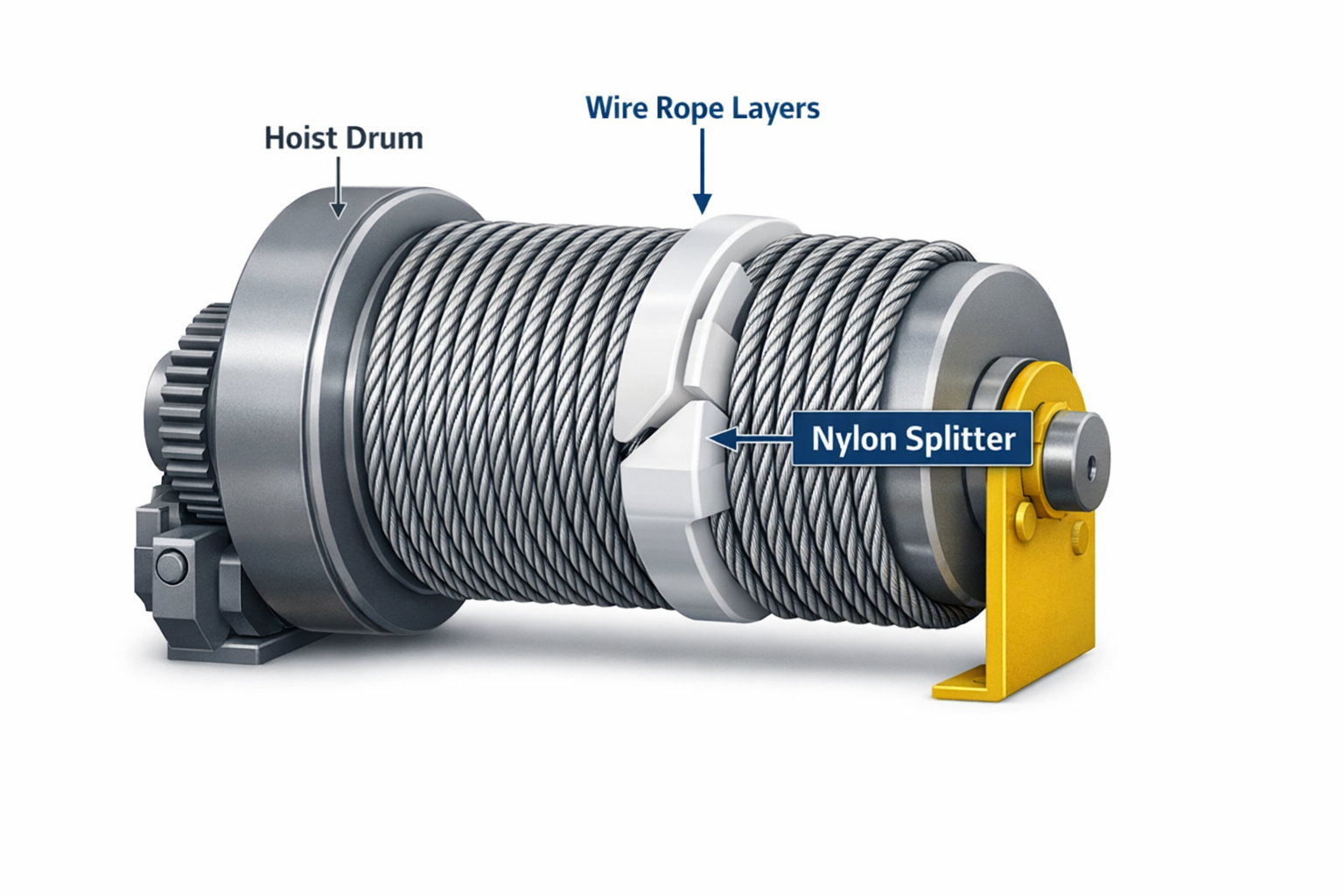 The Role of the Nylon Splitter in Preventing Wire Rope Jams Inside the ...